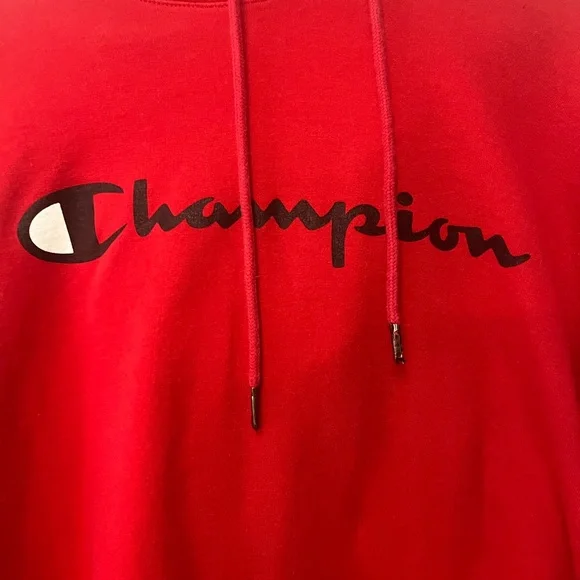 Champion Red Hoodie - Picture 2 of 5